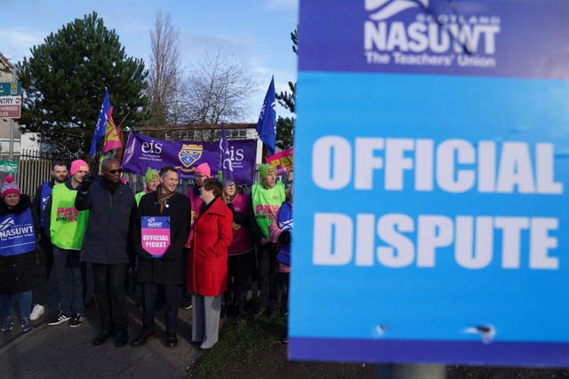 <p>NASUWT members have narrowly voted to accept the latest offer on pay (Andrew Milligan/PA)</p>