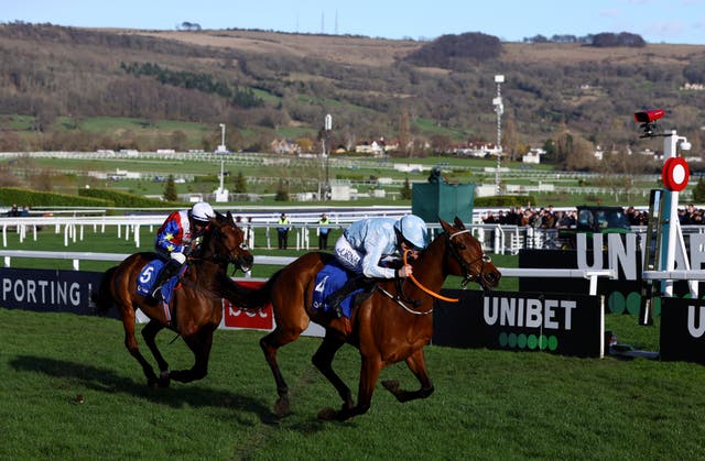 <p>Horse Racing  at Cheltenham Festival in Britain on 14 March 2023 </p>