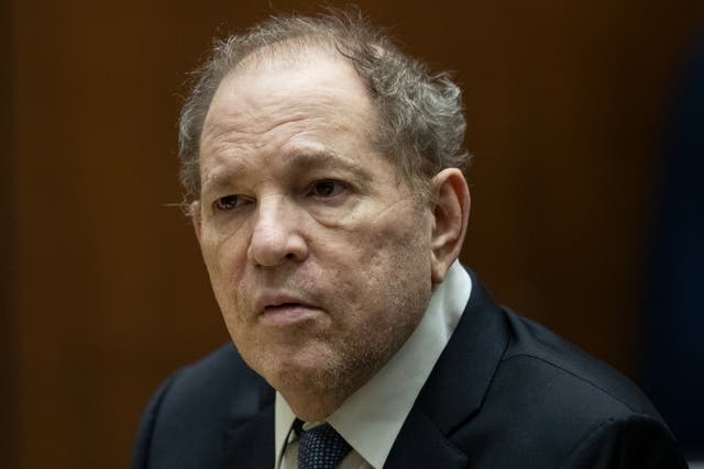 <p>Harvey Weinstein appears in court on 4 October 2022 in Los Angeles, California</p>