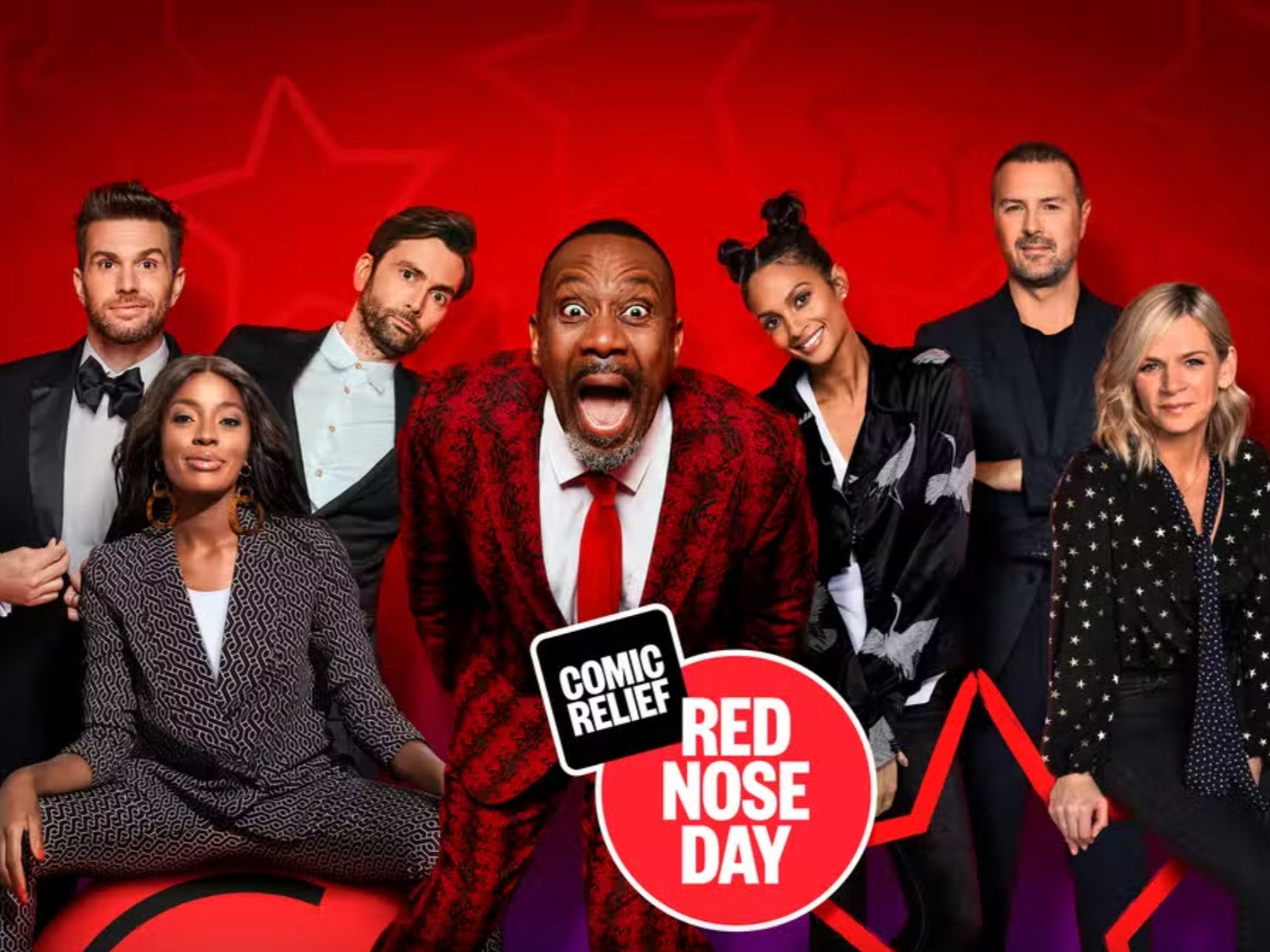 The Comic Relief 2023 presenting team