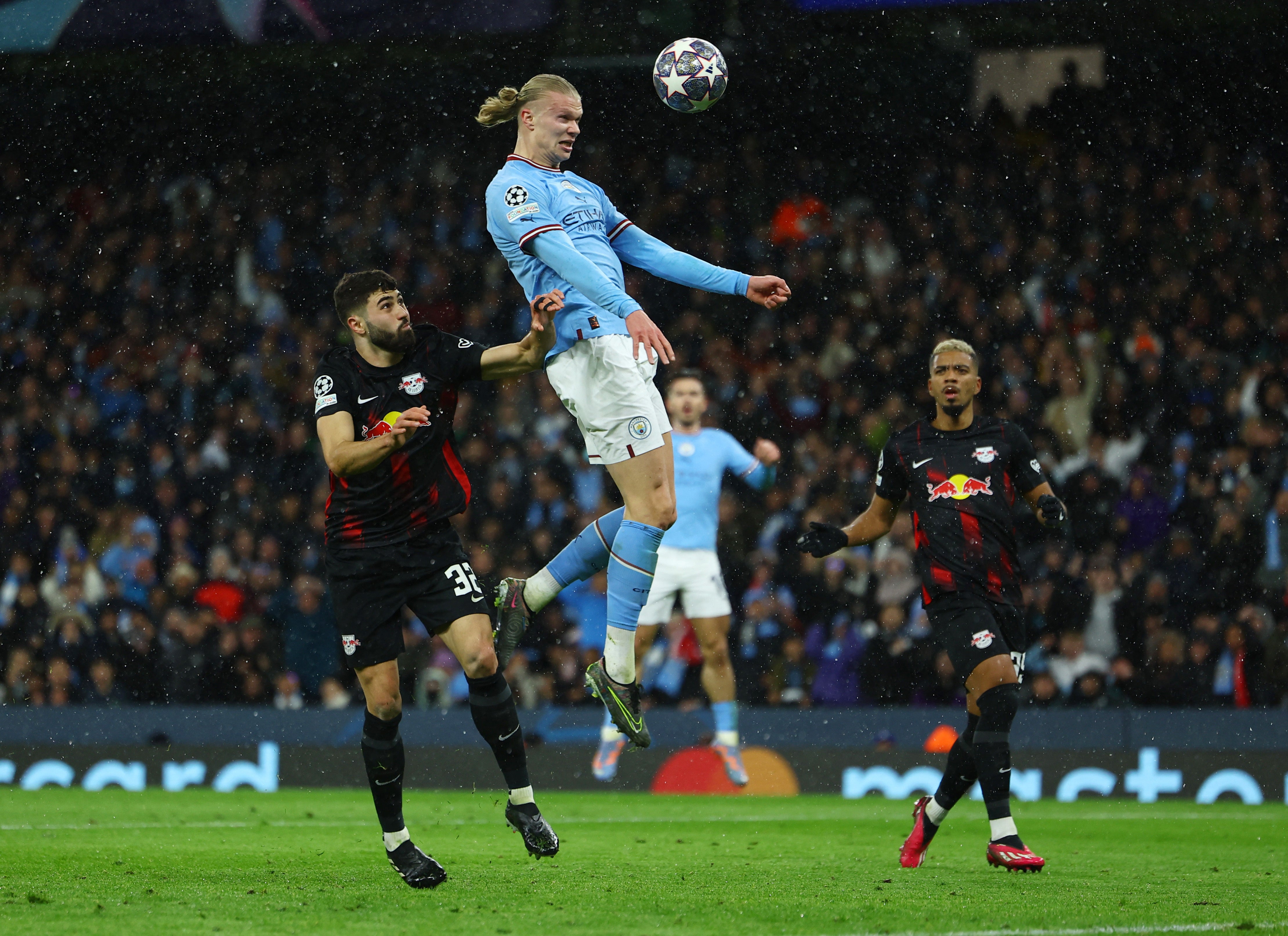 Ver: Manchester City x RB Leipzig, Hat-trick de Haaland em Direto