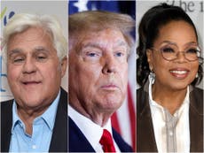 Jay Leno and Oprah among celebrities speaking out over Trump using personal letters in his new book