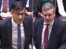 Starmer challenges Sunak over BBC chairman ‘mentor’ and Tory ‘snowflakes’