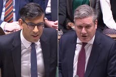 Starmer challenges Sunak over BBC chairman ‘mentor’ and Tory ‘snowflakes’