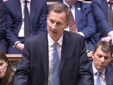 Budget 2023: Jeremy Hunt delivers Spring statement and says ‘UK won’t enter recession’ – live updates