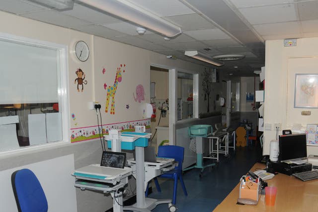 Countess of Chester Hospital’s neonatal unit where Lucy Letby is accused of attacking infants (Cheshire Constabulary/CPS/PA)