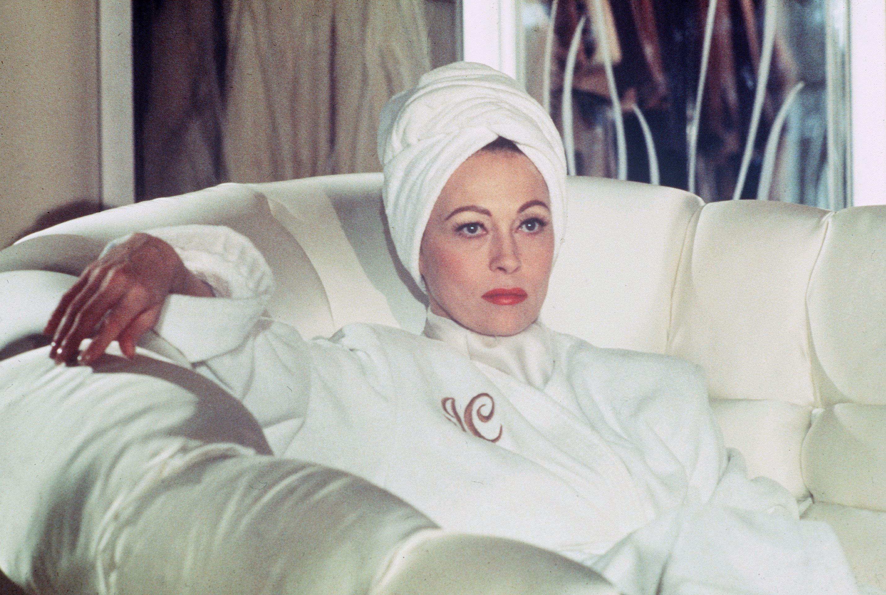 Faye Dunaway as the abusive mother and movie star Joan Crawford in ‘Mommy Dearest’ in 1981