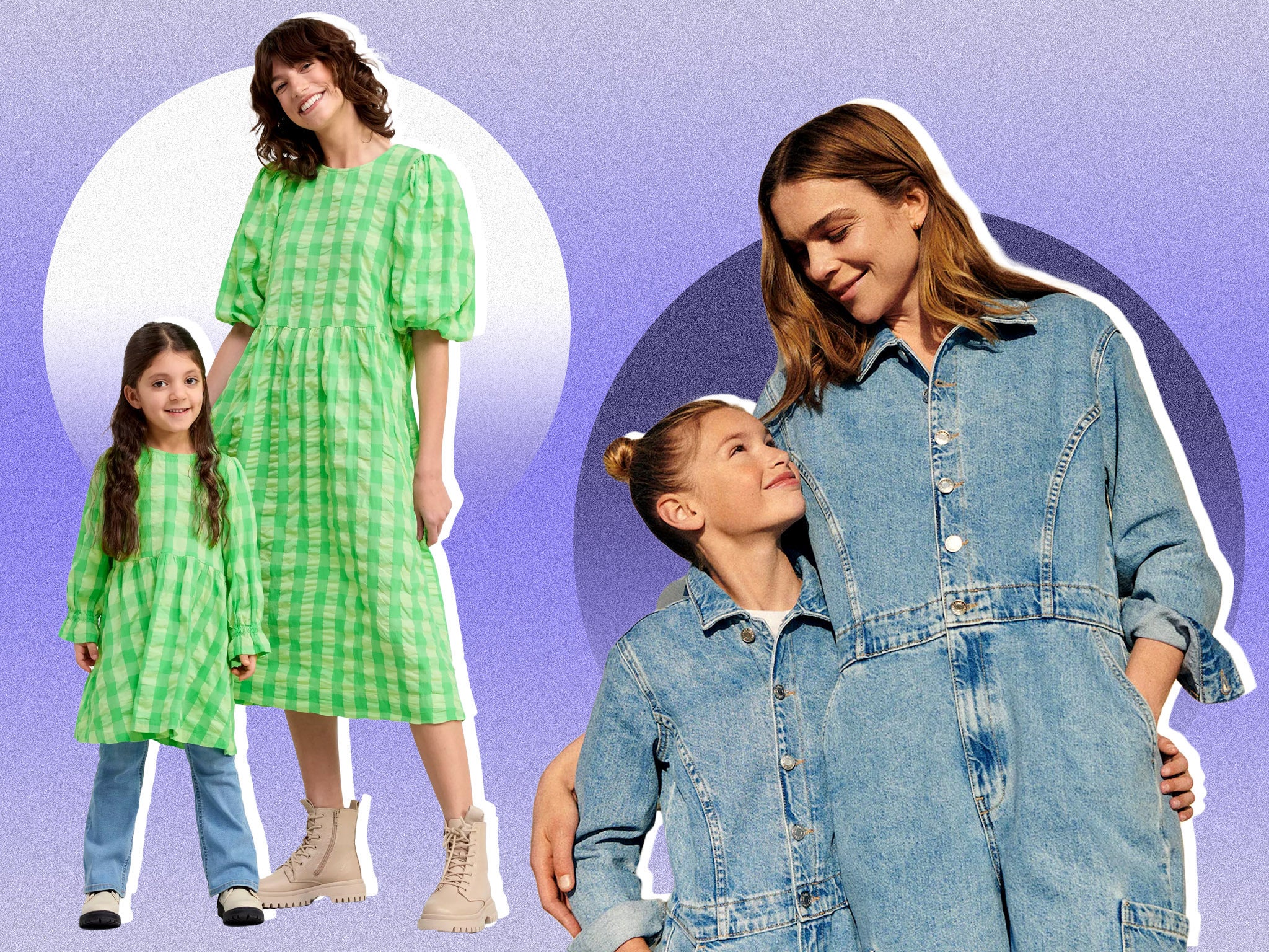 From denim jumpsuits to twinning frocks, the high street is bursting with stylish matching outfits