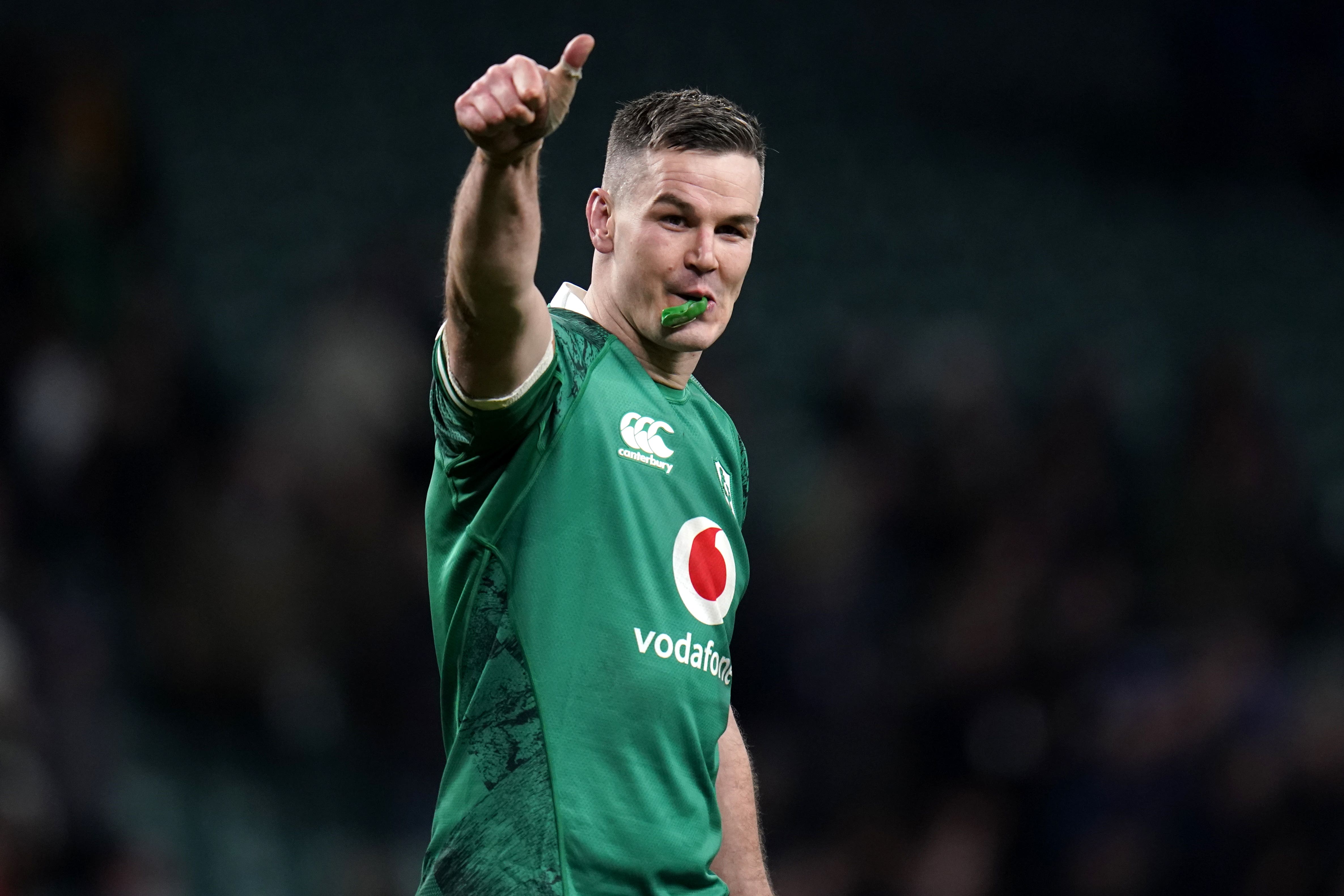 Johnny Sexton is looking to lead Ireland to Grand Slam glory in his final Six Nations game (Andrew Matthews/PA)