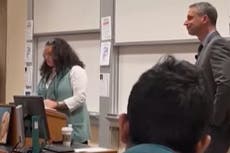 Stanford law students protest after university apologises to Trump judge who was heckled during lecture