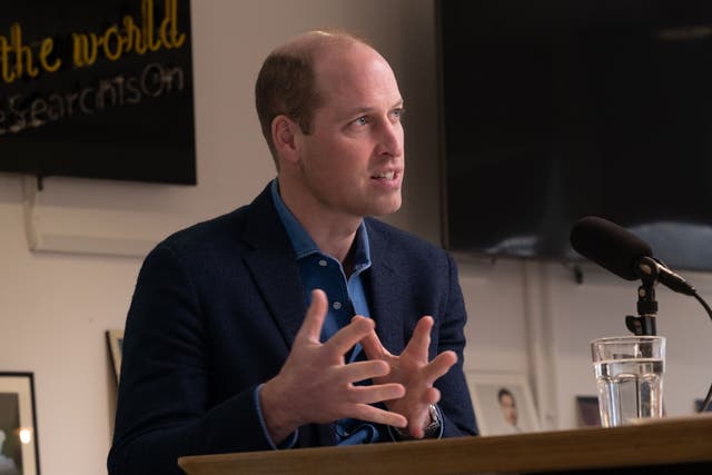 William features in a video appeal in which he meets people receiving help from charities supported by Comic Relief (Daniel Loveday/Comic Relief/PA)