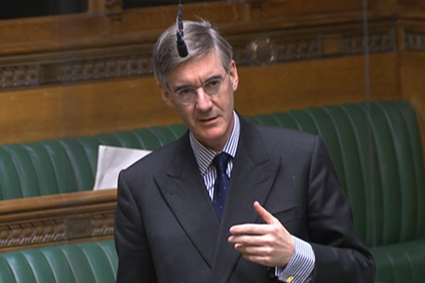 Conservative former minister Jacob Rees-Mogg has criticised the corporation tax hike (Parliament TV/ UK Parliament/PA)