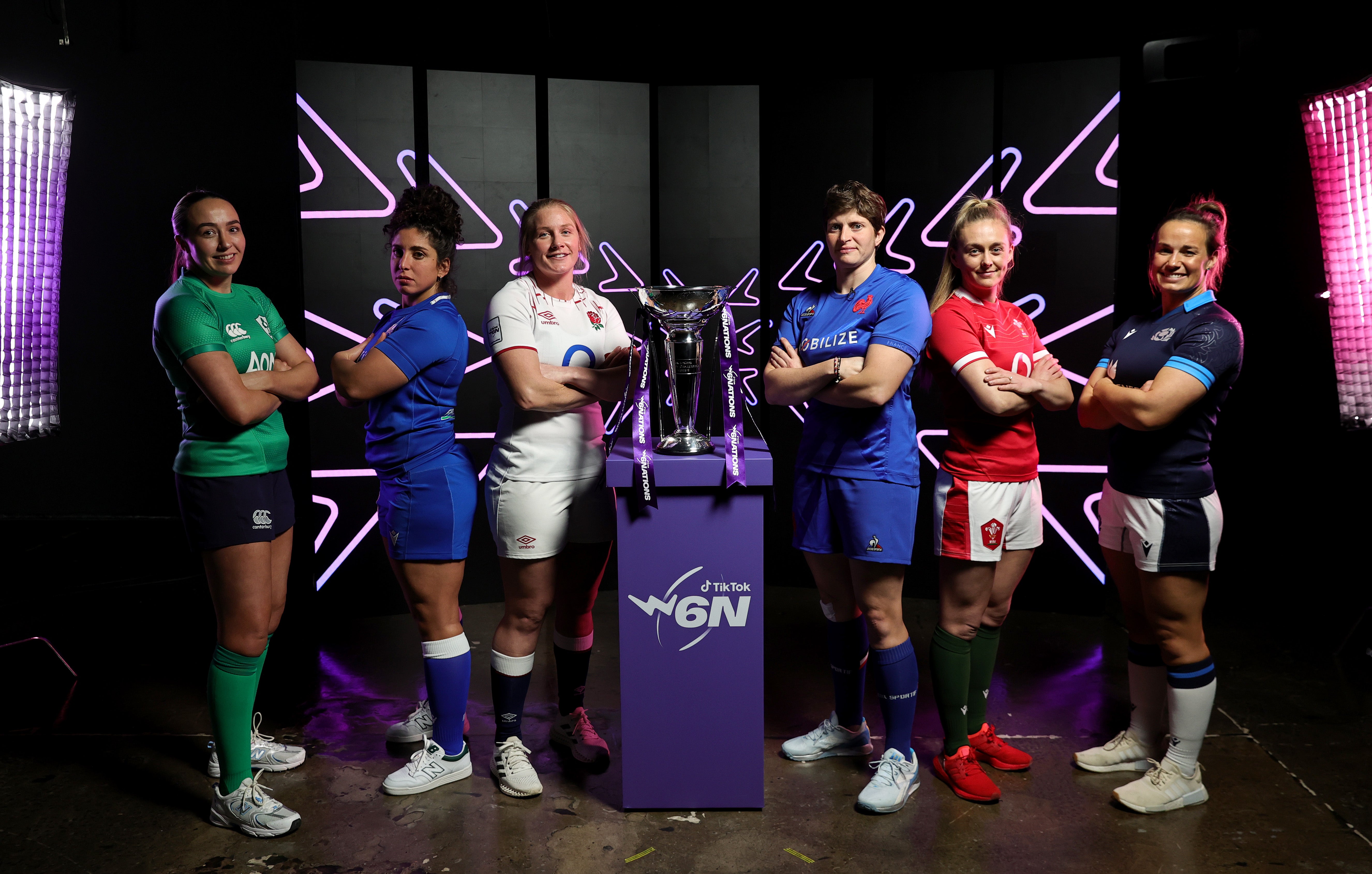 Representatives from each team gathered for the Women’s Six Nations launch
