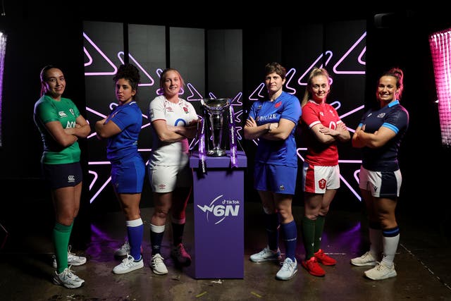 <p>Representatives from each team gathered for the Women’s Six Nations launch </p>