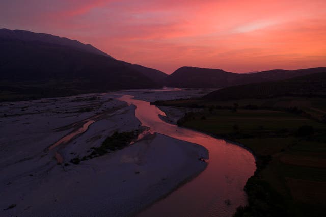 Albania Vjosa River