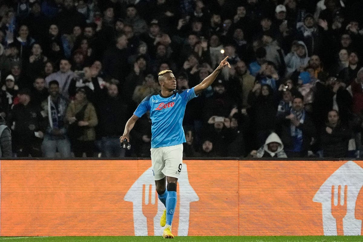 Victor Osimhen brace eases impressive Napoli into Champions League last-eight Victor Osimhen brace eases impressive Napoli into Champions League last-eight