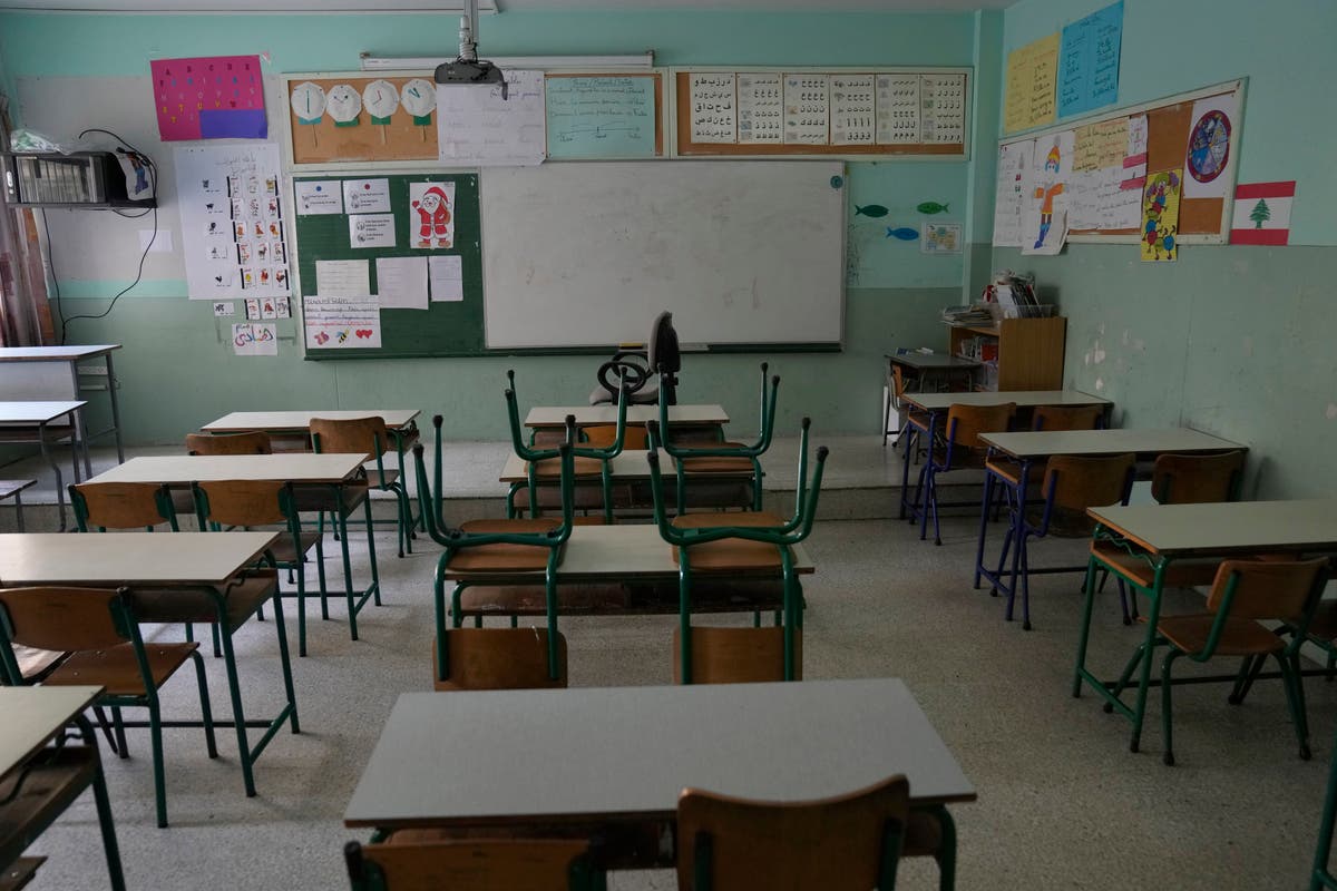 Lebanon's empty schools bode long-term damage from crisis | The Independent