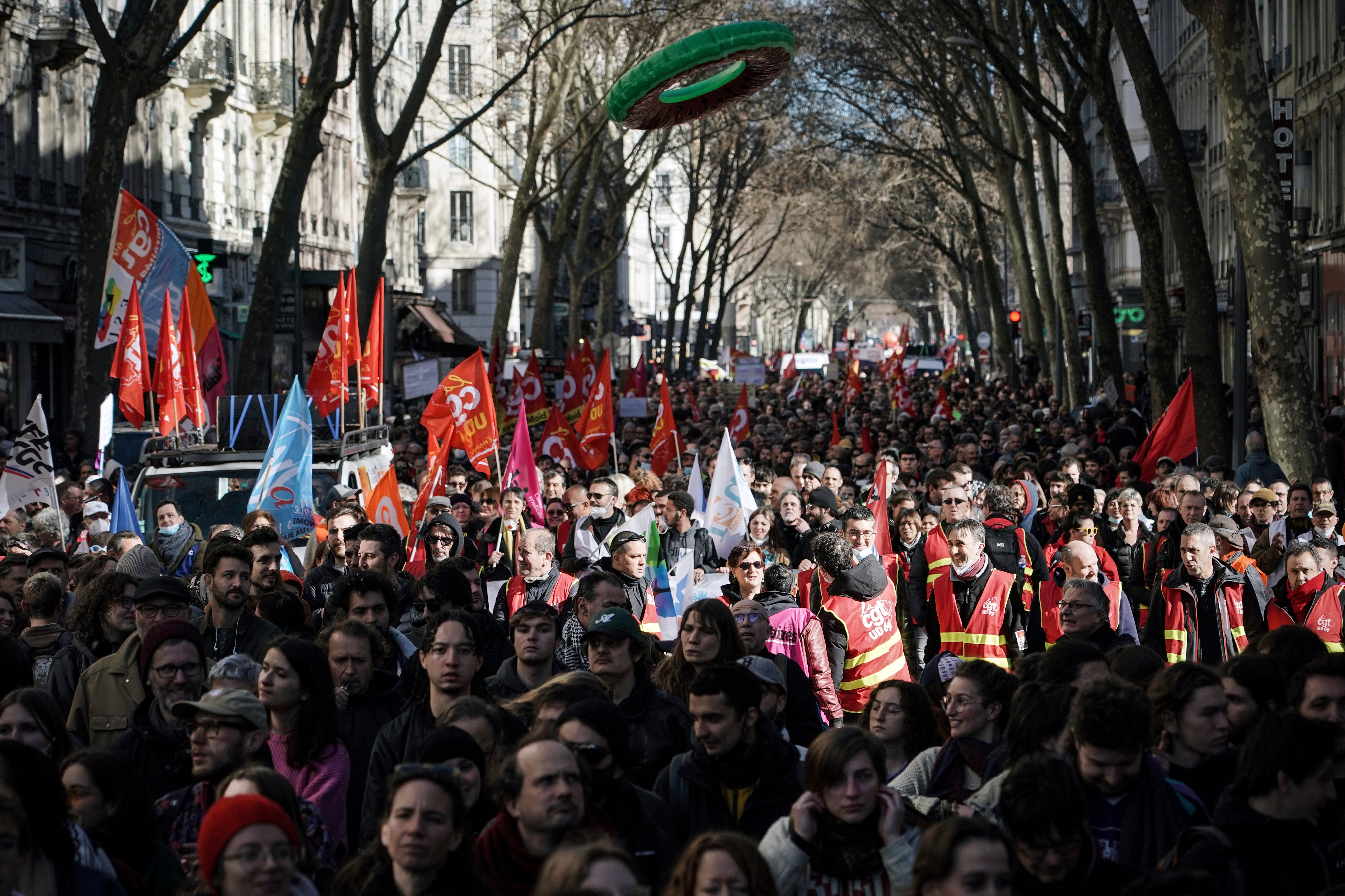 France Pensions Protests