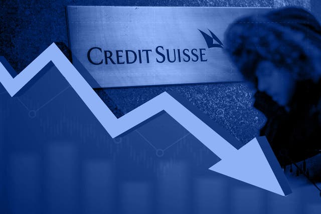 <p>Wobbly Credit Suisse has been buttressed by a huge loan from Swiss central bank </p>