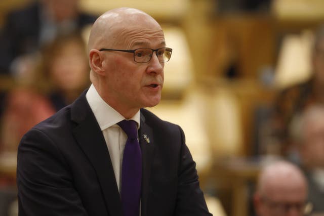 Deputy First Minister John Swinney said he is confident in the election process (Andrew Cowan/Scottish Parliament/PA)