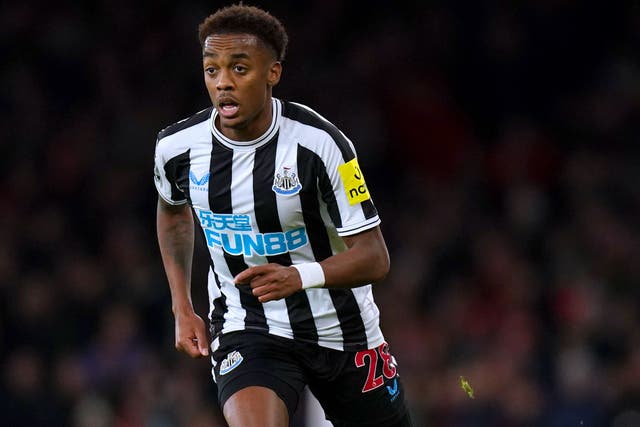 Newcastle midfielder Joe Willock has been challenged to fight his way into the England squad (Adam Davy/PA)