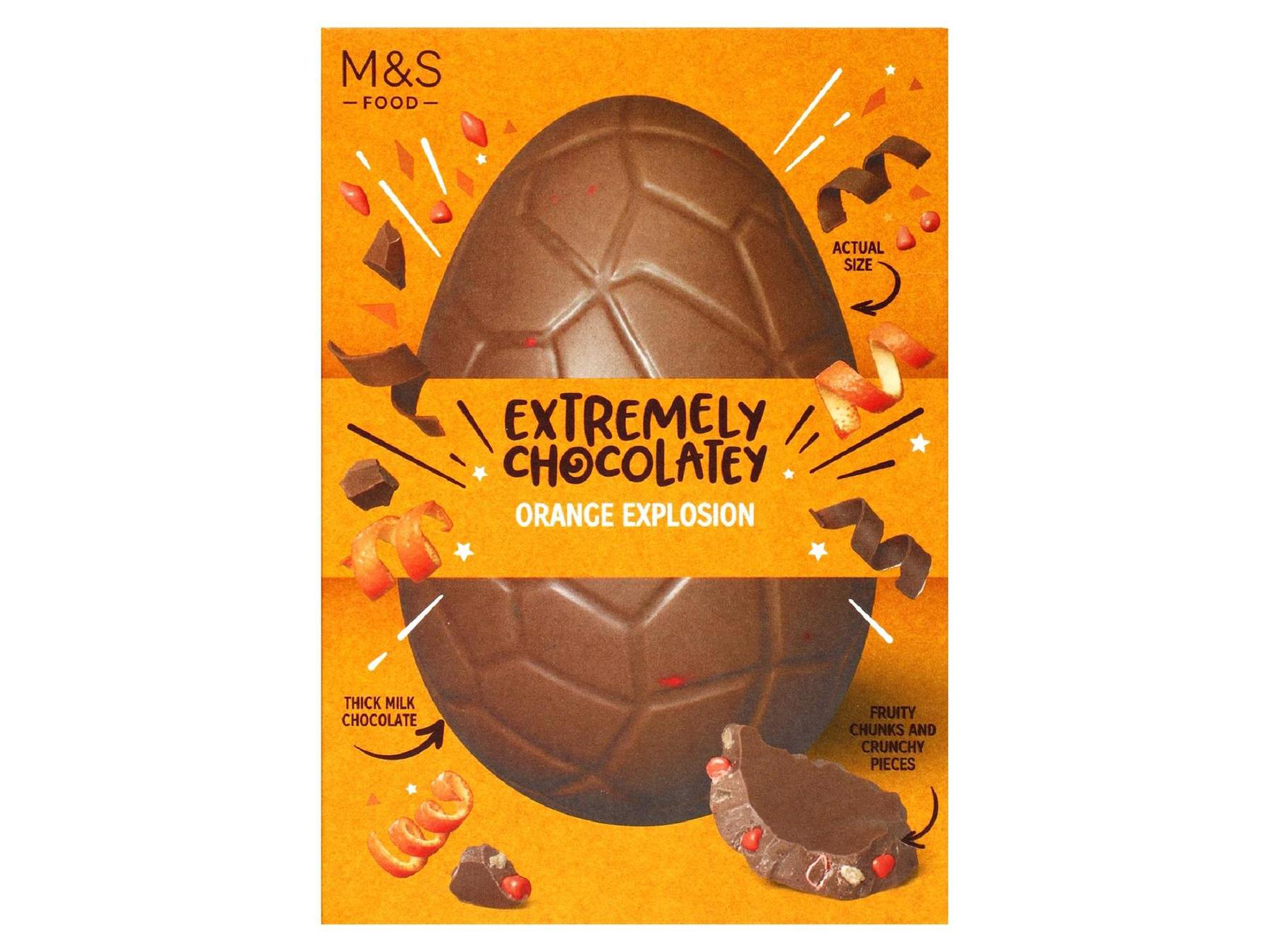 M&S orange chocolate easter egg