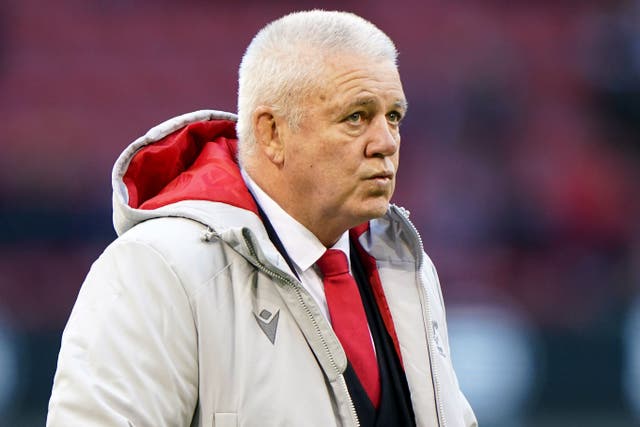 Warren Gatland has signalled the end of an era in the Six Nations finale against France (Joe Giddens/PA)