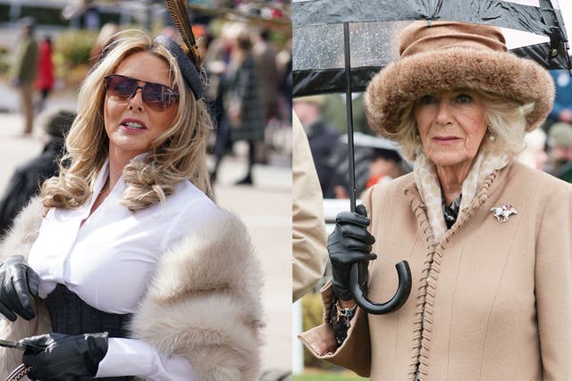 Celebs and royals have been spotted at Cheltenham Festival (Mike Egerton/Shane Anthony Sinclair/PA)