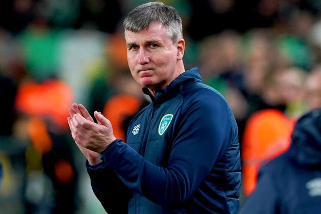 Republic of Ireland manager Stephen Kenny is excited by the prospect of a Euro 2024 qualifier showdown with World Cup runners-up France (Brian Lawless/PA)
