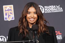 Kobe Bryant’s daughter Natalia pays tribute to ‘MVP of girl dads’ during handprint ceremony