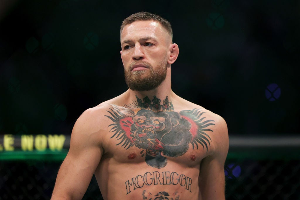 Conor McGregor has not fought since July 2021, when he suffered a broken leg