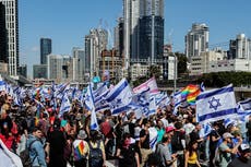 Watch as Israelis protest in ‘day of resistance’ against Netanyahu’s judicial overhaul