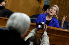 Elizabeth Warren says Republicans handed Fed chairman ‘flamethrower that he aimed at the banking rules’
