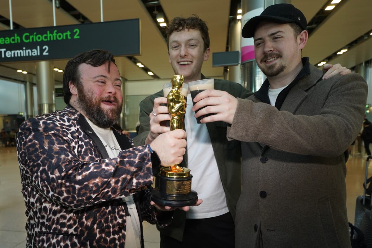 Team behind An Irish Goodbye bring Oscar home for St Patrick’s Day weekend