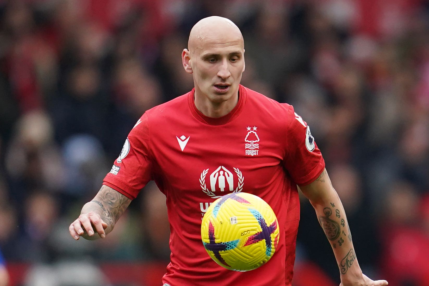 Jonjo Shelvey joined Forest in January (Nick Potts/PA)