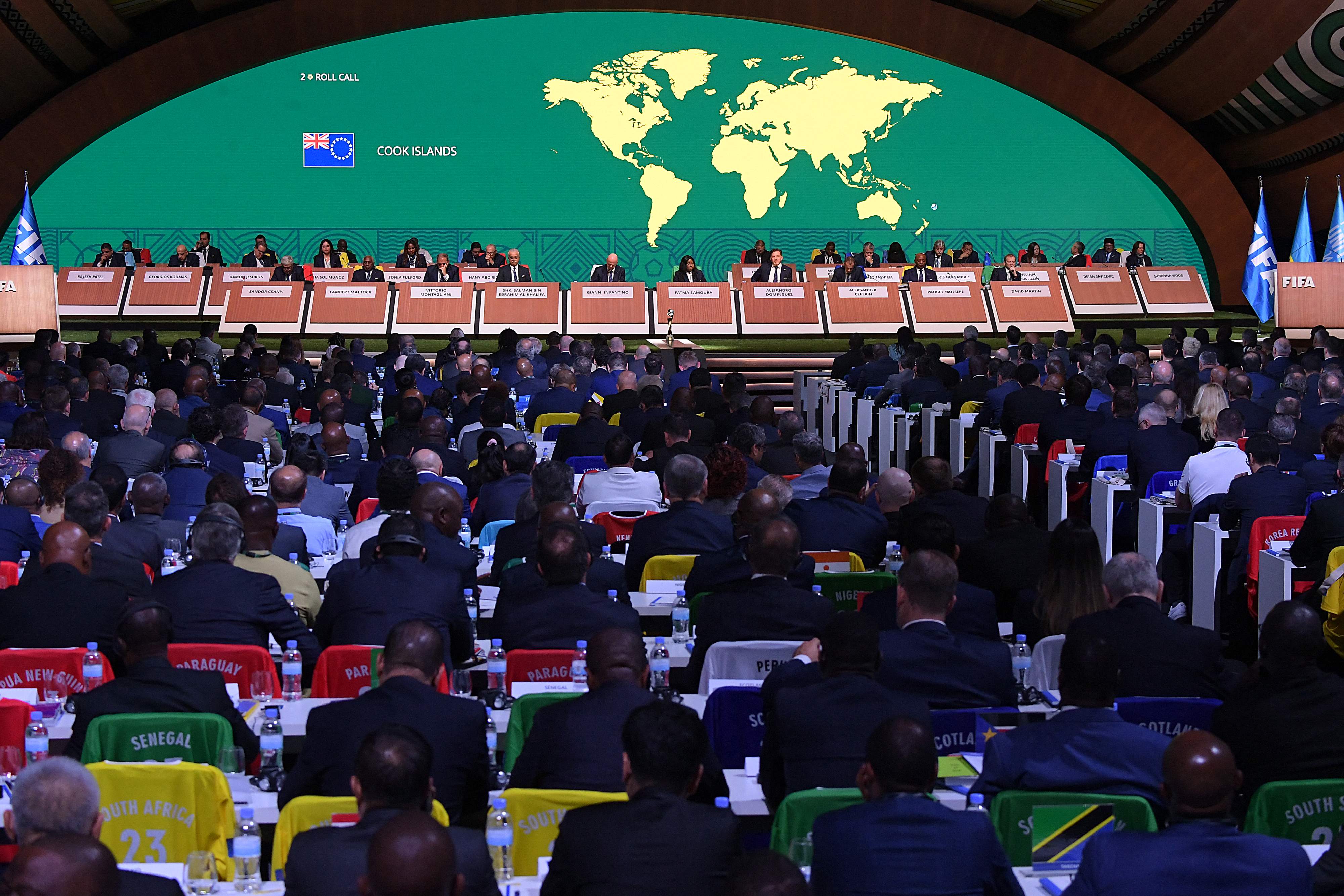 A view of Fifa Congress in Kigali, Rwanda