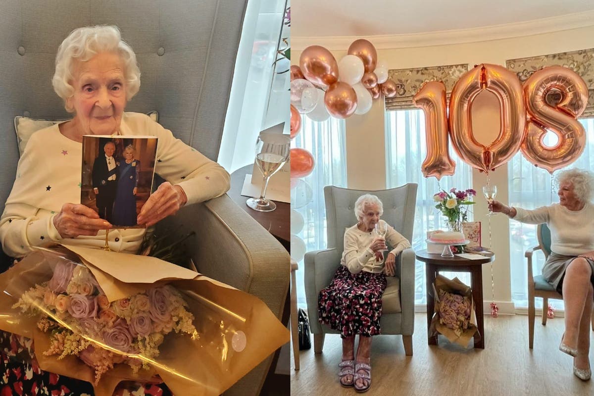 Great-great-grandmother, 108, says ‘lunchtime tipple’ is key to long, happy life