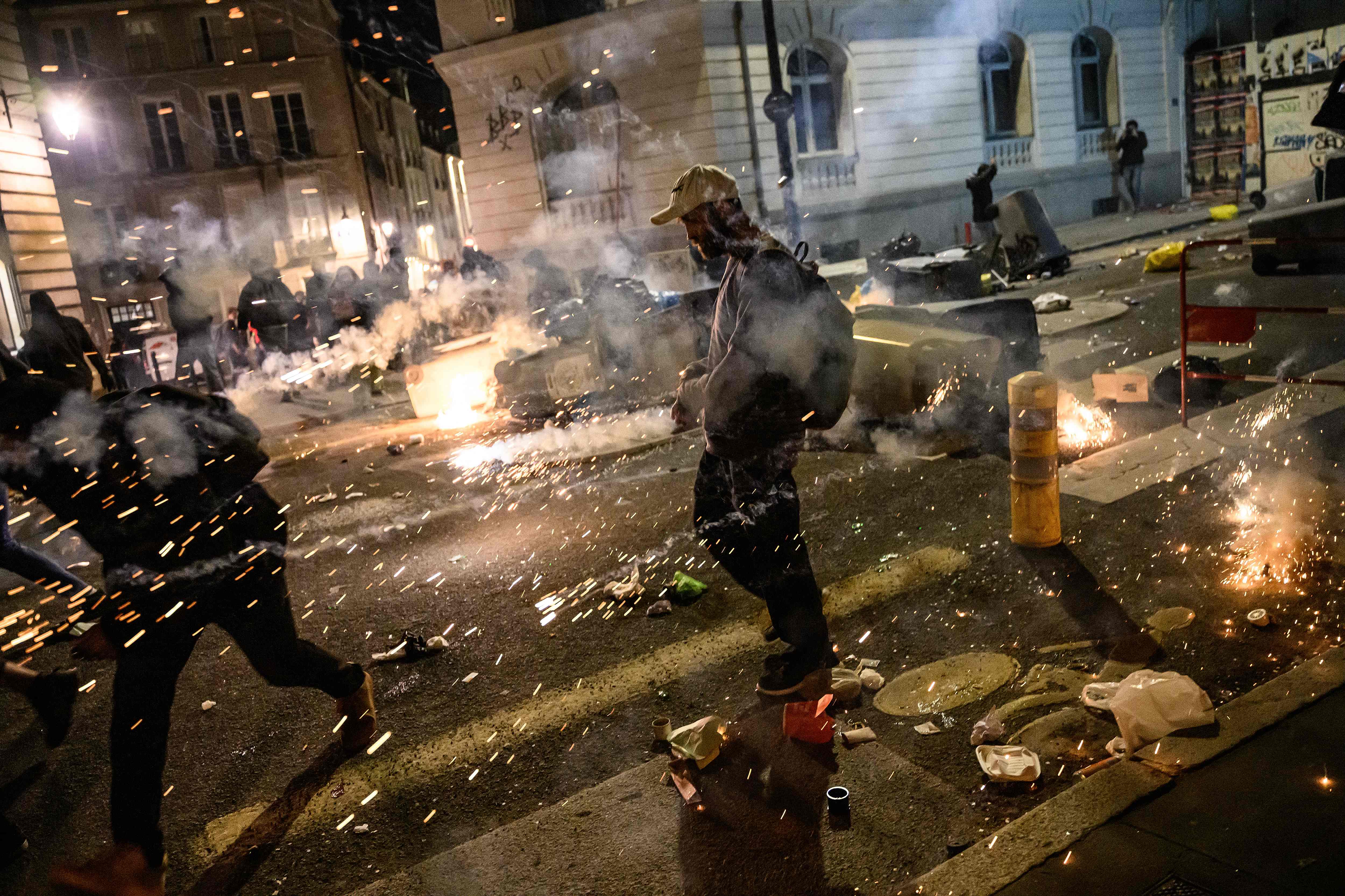 Hundreds of arrests have been made after rioting