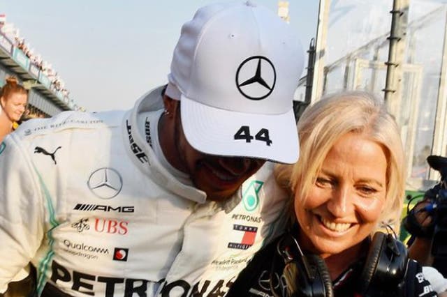 <p>Lewis Hamilton has split with performance coach Angela Cullen after seven years working together </p>