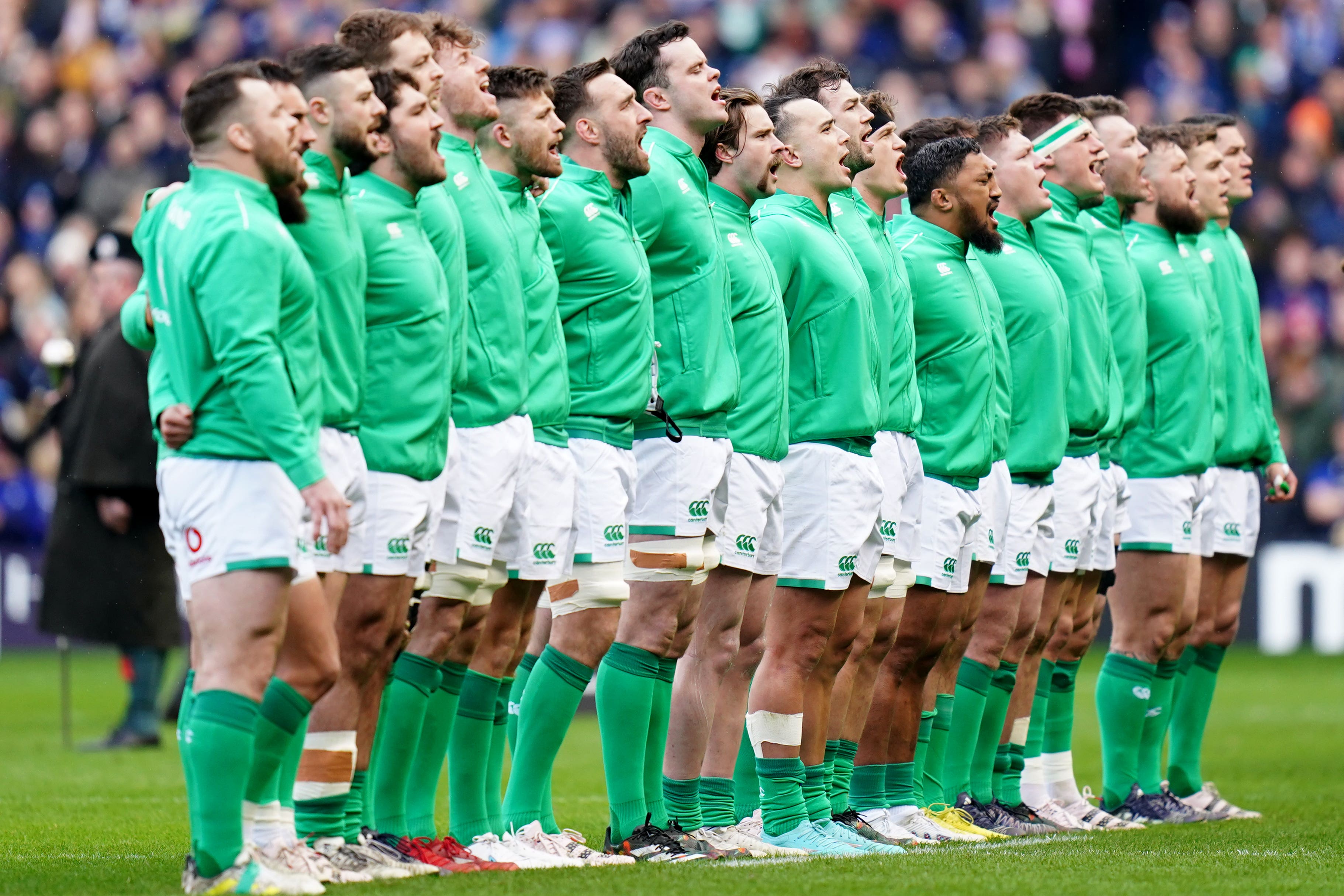 Ireland are on the brink of snatching France’s Six Nations crown (Jane Barlow/PA)