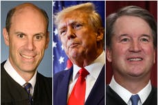 Judge who could decide Trump’s fate once lived with Supreme Court justice Brett Kavanaugh
