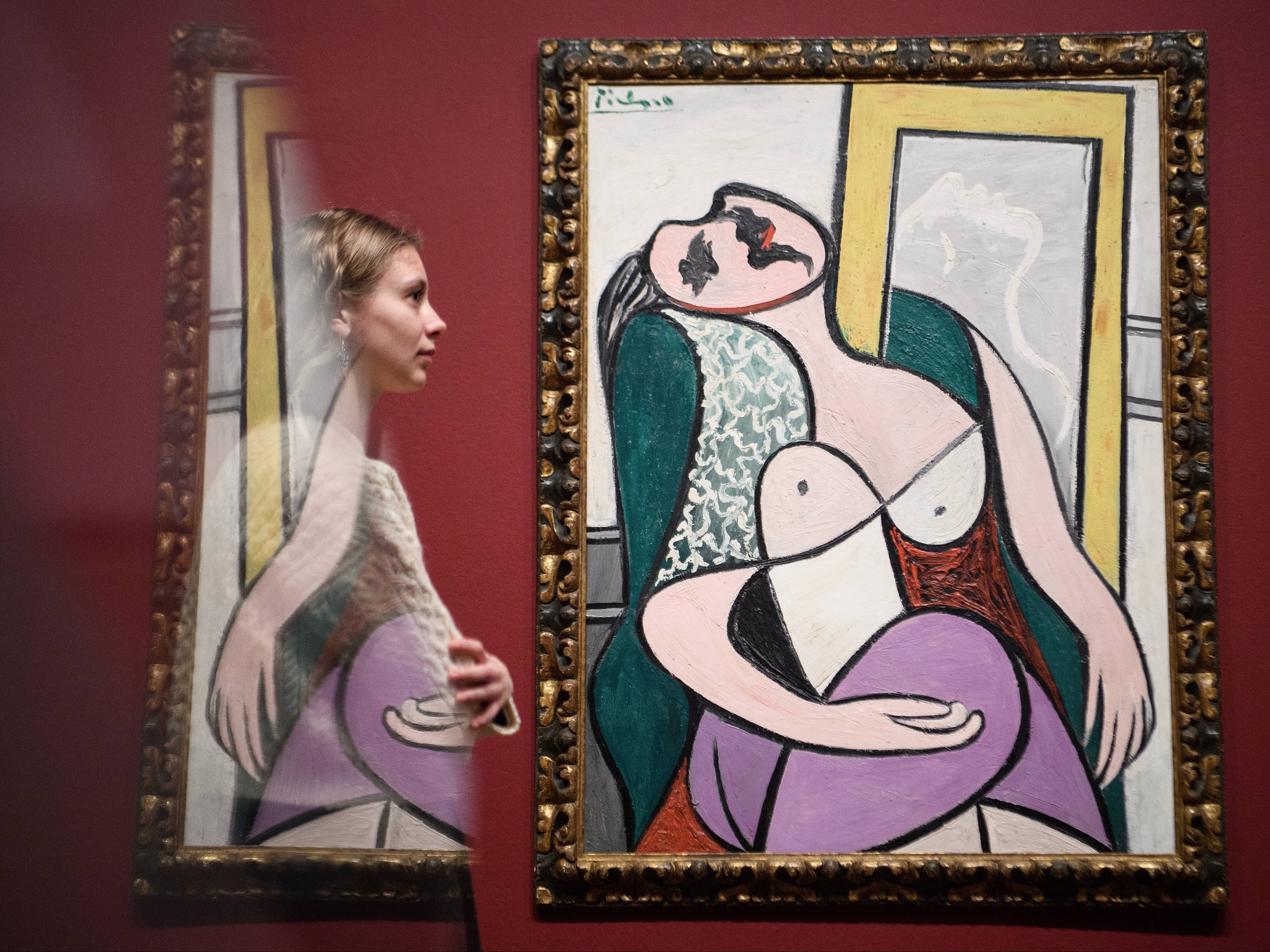 Pablo Picasso’s ‘Sleeping Woman by a Mirror’ at the Tate Modern in 2018