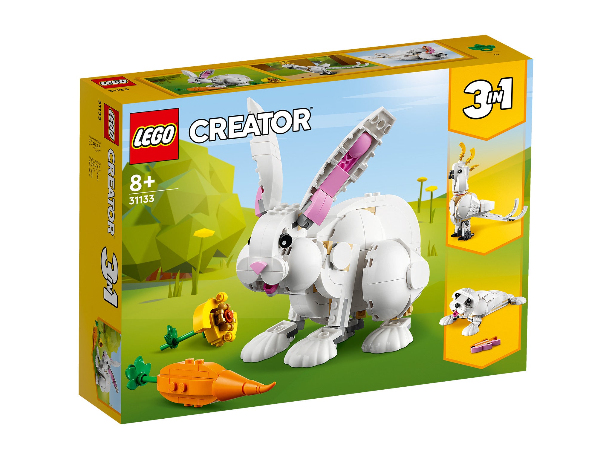 Lego creator 3-in-1 31133 white rabbit set