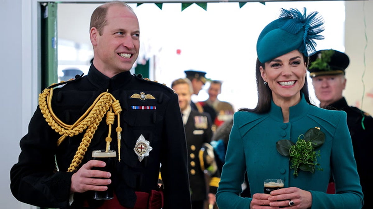 William and Kate enjoy glass of Guinness at St Patrick’s Day Parade