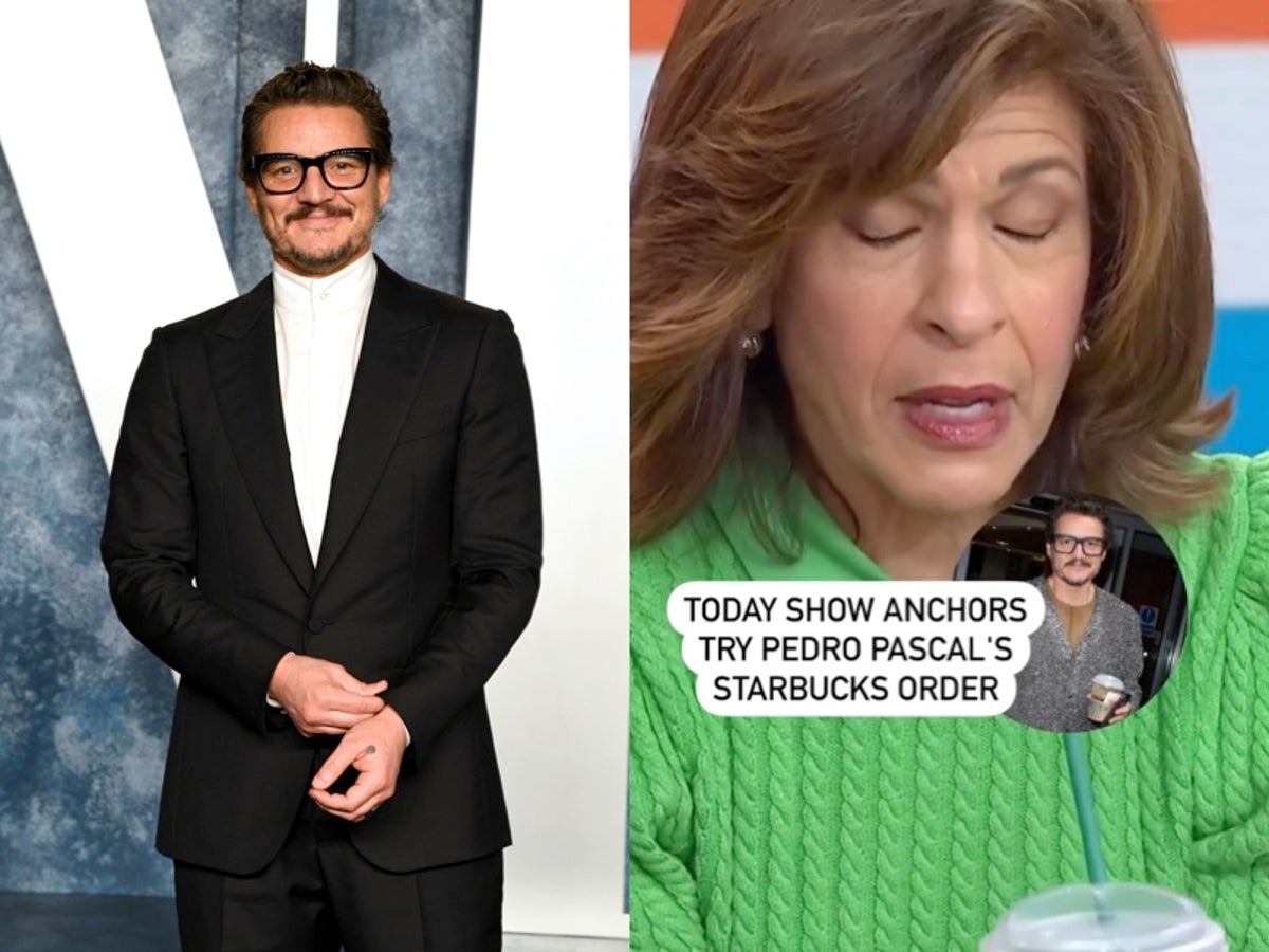 ‘I’d rather lick my shoe’: Today show anchors try Pedro Pascal’s viral Starbucks order