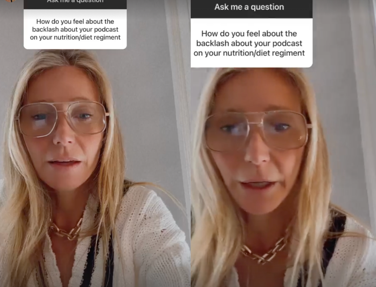 Gwyneth Paltrow Responds After Critics Accuse Her Of Promoting Disordered  Eating