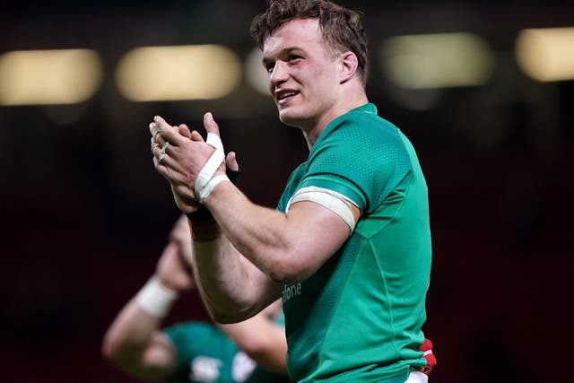 Josh Van Der Flier will win his 50th Ireland cap against England (Joe Giddens/PA)