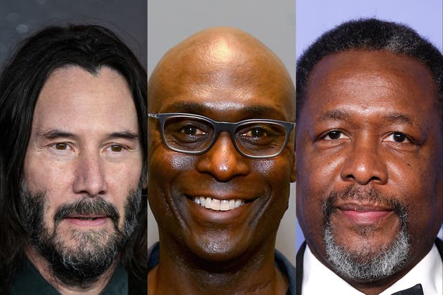 <p>Keanu Reeves, Lance Reddick and Wendell Pierce</p>