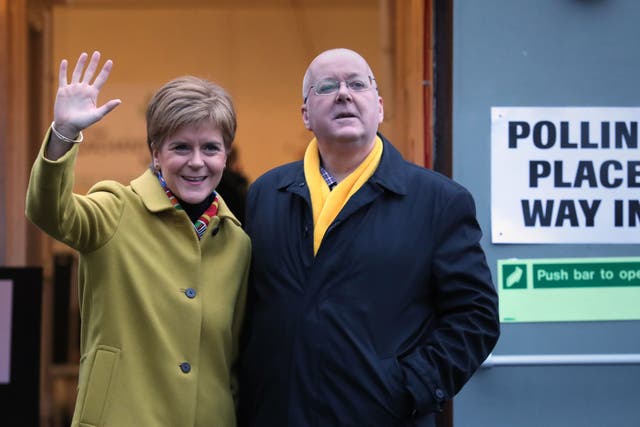 Nicola Sturgeon and Peter Murrell have led the SNP for years (Andrew Milligan/PA)
