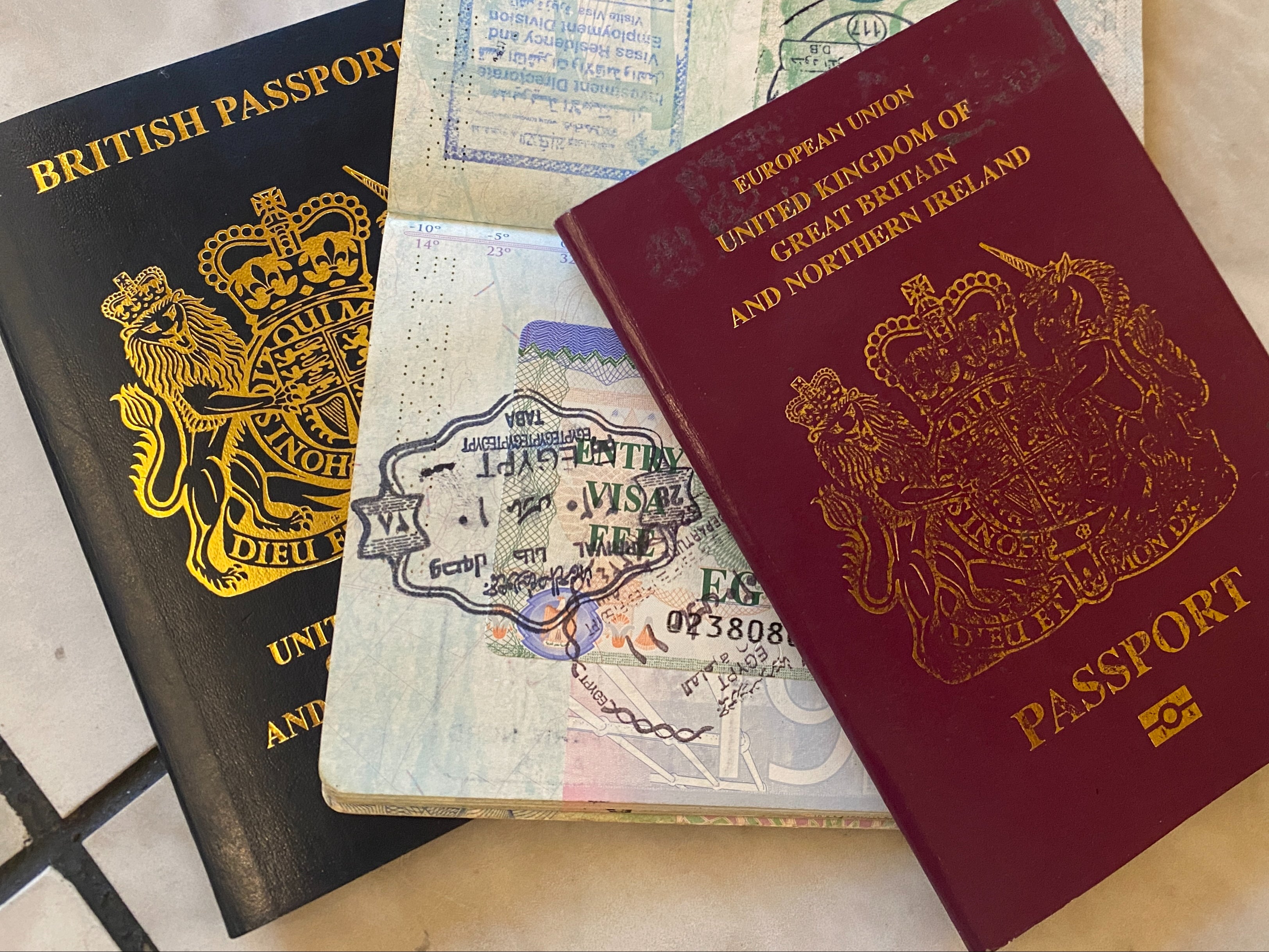 Papers please: British passports, new and old